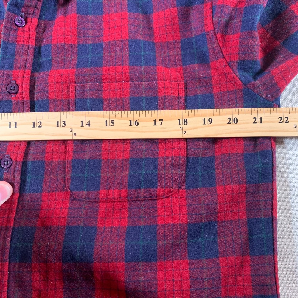 Pendleton Fireside Wool Blend Plaid Button Up Shirt Size M Robinson Dress Tartan - Picture 4 of 10